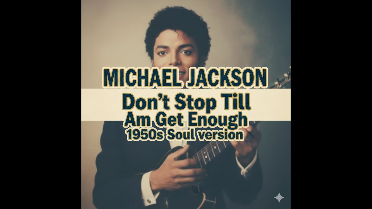 MICHAEL JACKSON Don't Stop Till You Get Enough (1950s A.I Soul Reimagined Version)