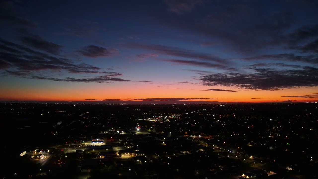 Waterford Ca, A colorful sunset 