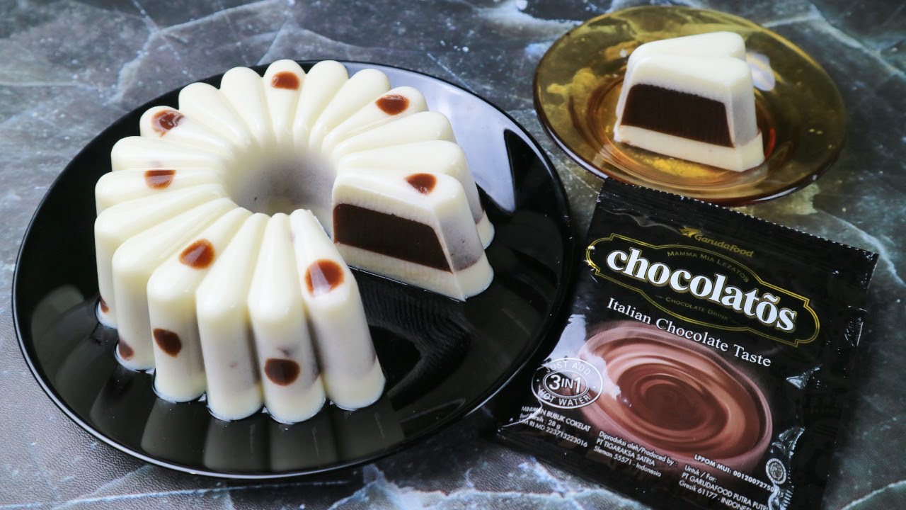 RESEP PUDING SUSU CHOCOLATOS SUPER ENAK