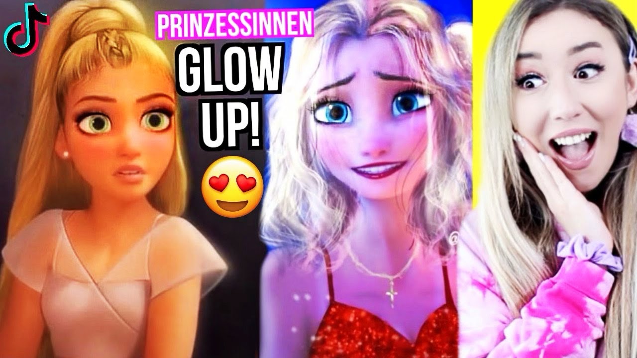 DISNEY PRINZESSIN glow up TIKTOK (kein 3 UHR nachts VIDEO)