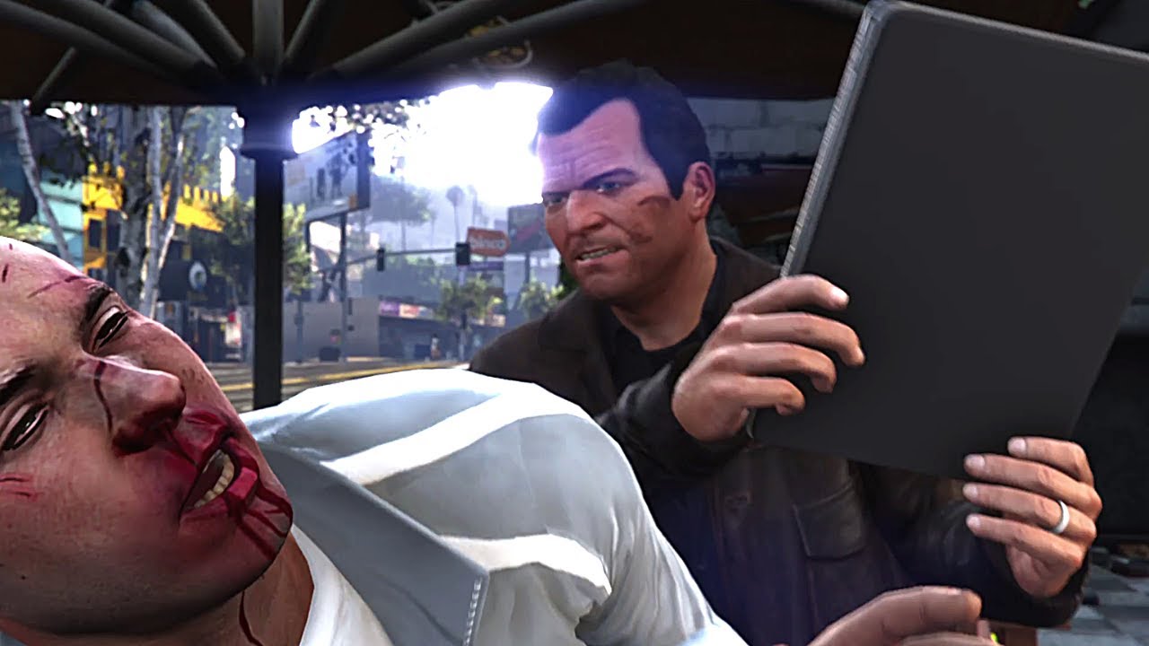 GTA 5 Remastered — Лучшие сцены с Майклом