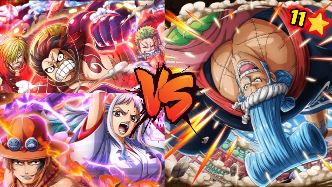 One Piece Treasure Cruise Arena Franky Vs Yamato&Ace + Luffy Limited 11⭐
