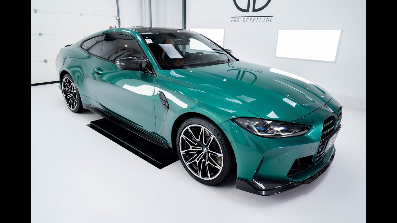 Jakso 53. BMW M4 Competition. Keulan ja helmojen PPF kalvoitus ja Modesta BC-X pinnoitus.