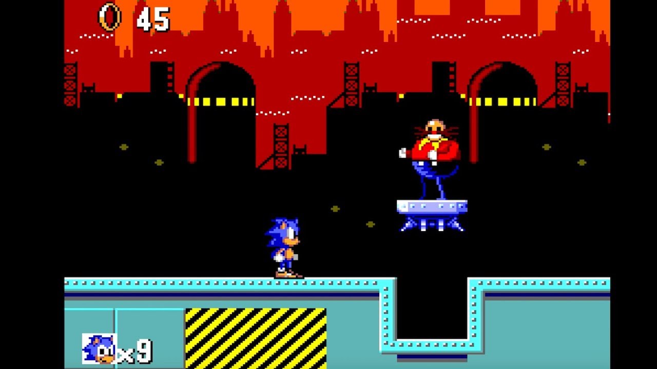 Sonic the Hedgehog (Master System): Scrap Brain Zone Act 3 [1080 HD]