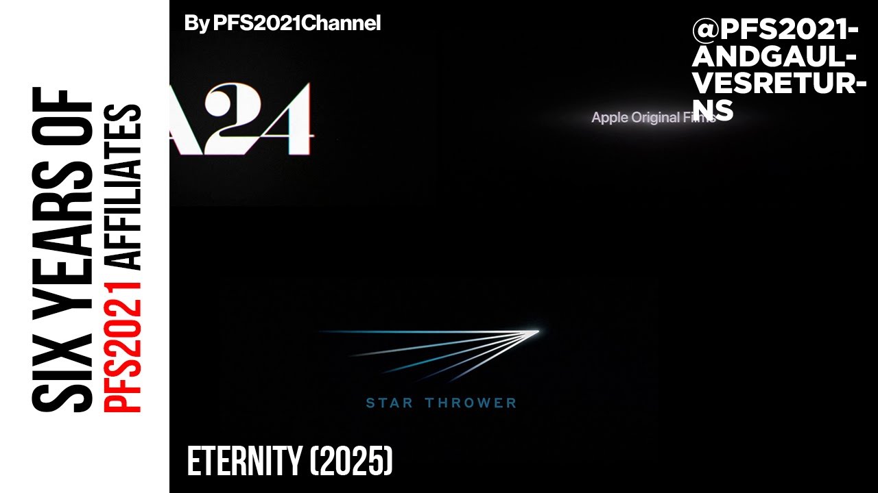 A24/Apple Original Films/Star Thrower Entertainment logos (September 7, 2025; in HDR)