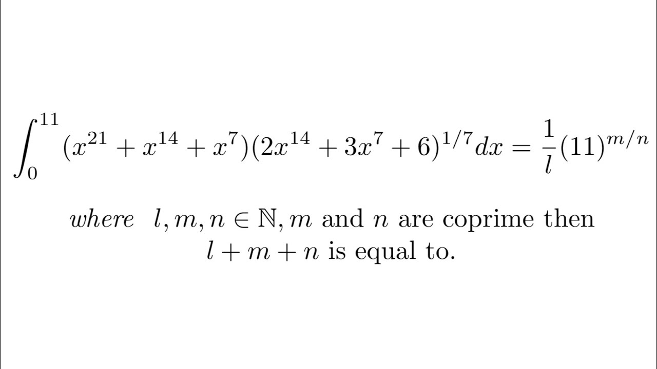 JEE Mains Mathematics 