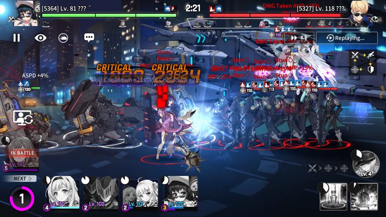 Replacer Queen squad - CounterSide pvp