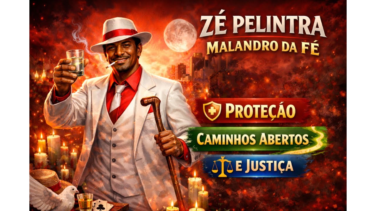 Zé Pelintra Malandro Da Fé PROTEÇÃO
