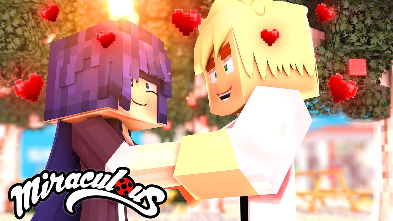 Minecraft: MARINETTE E ADRIEN NAMORANDO (Ep. 65) - MIRACULOUS AS AVENTURAS DE LADYBUG E CAT NOIR