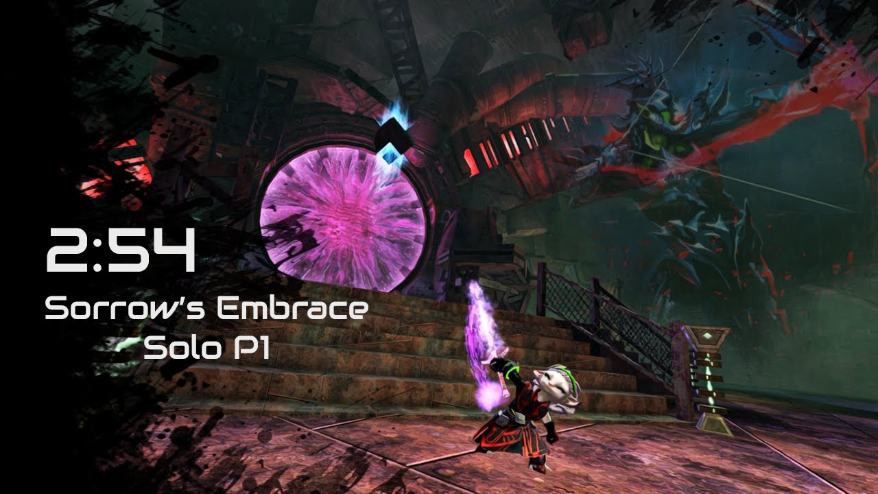 Gw2 : Sorrow's Embrace P1 2:54 (Solo) | Renegade PoV