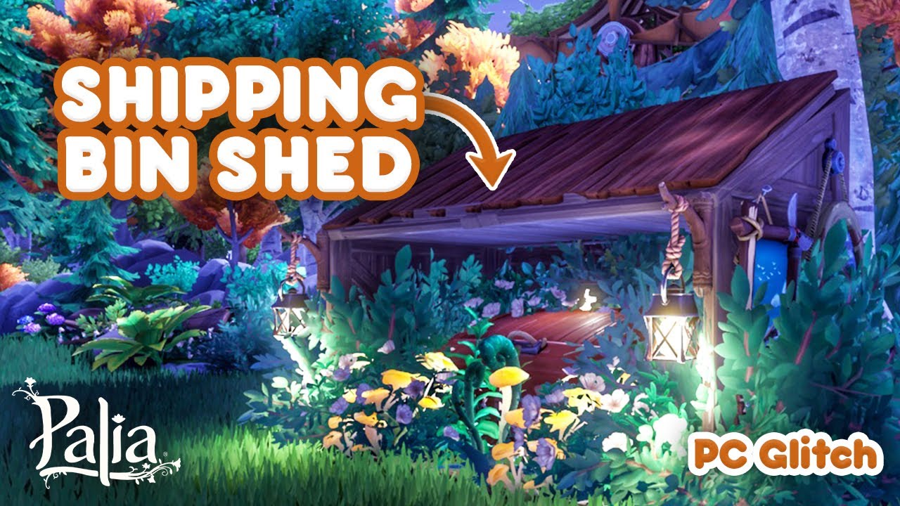 Shipping Bin Shed Build | Palia