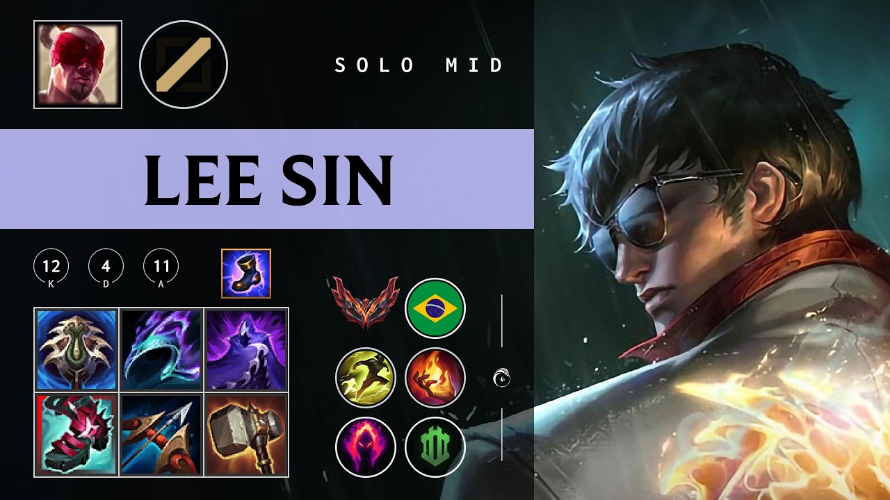 Lee Sin Mid vs Katarina - BR Grandmaster Patch 26.04