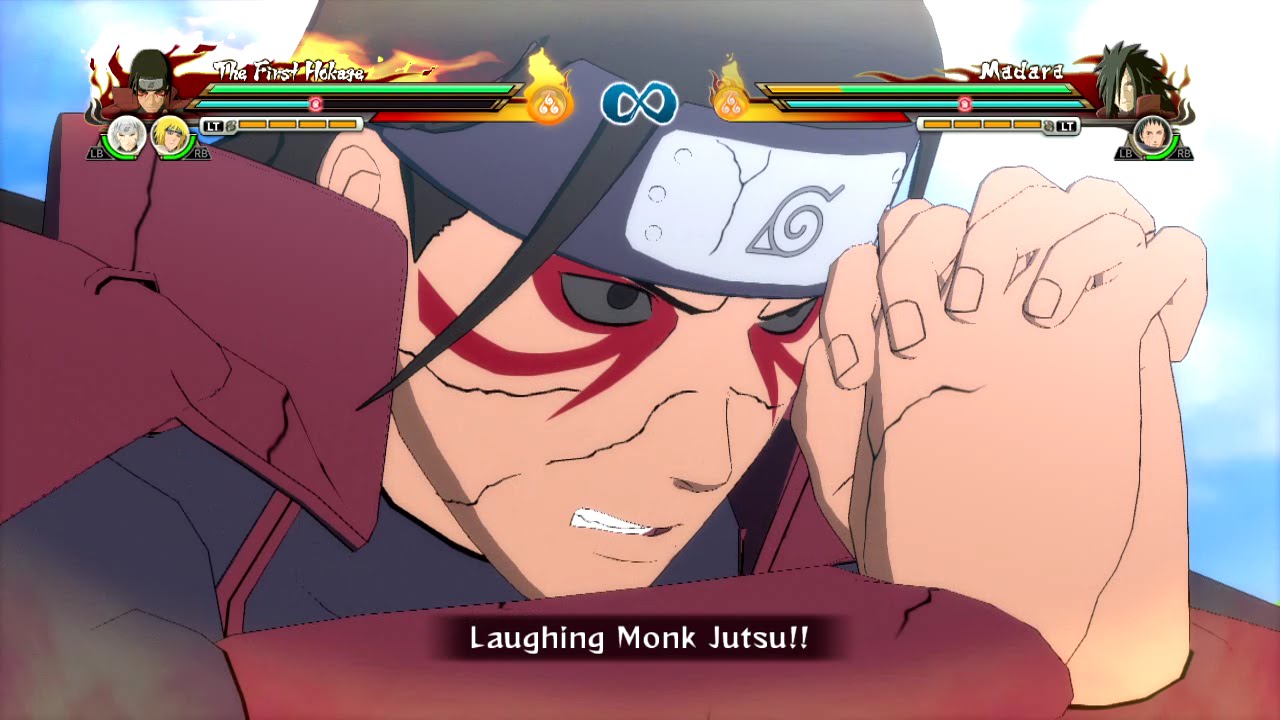Naruto Storm Revolution - Sage Edo Hashirama Complete Moveset with Command List