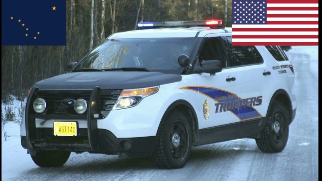 ALASKA  polizia USA STATI UNITI SUONO SIRENA