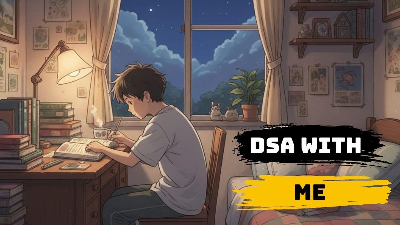 2-HOUR STUDY WITH ME | Calm Piano ️🎹 sound |DSA |JAVA |LEETCODE