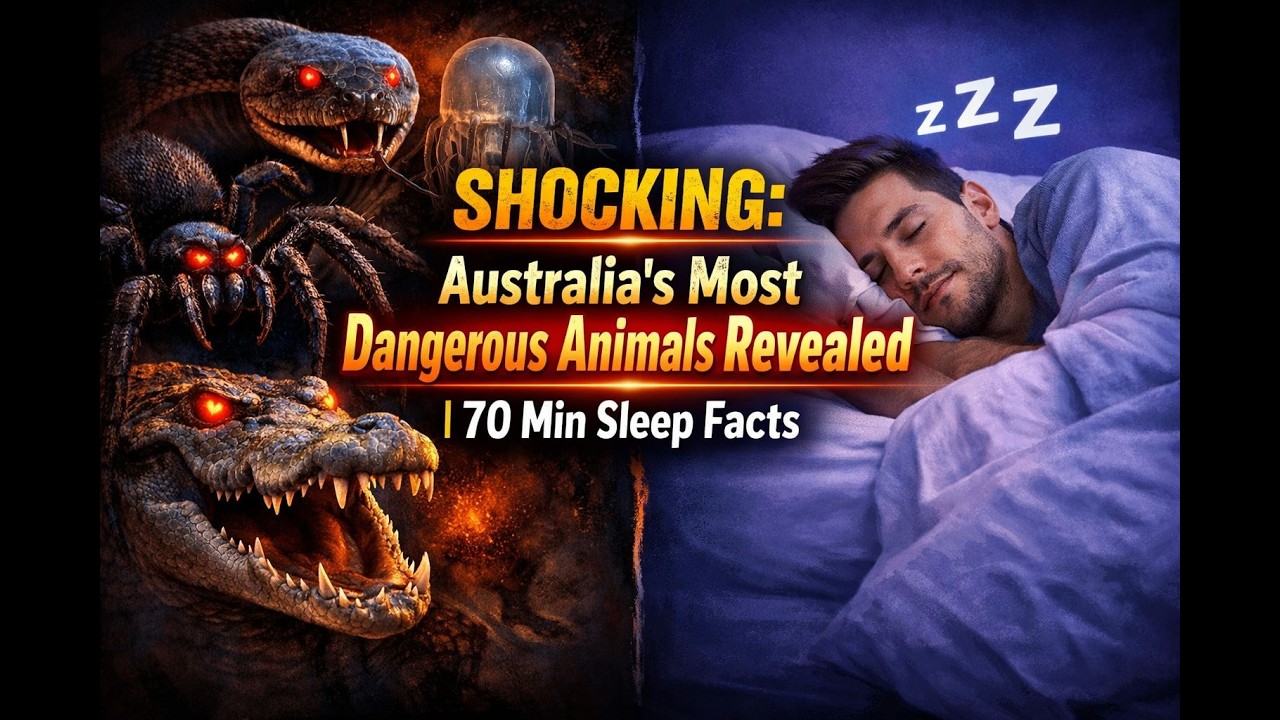 SHOCKING: Australia's Most Dangerous Animals Revealed | 70 Min Sleep Facts