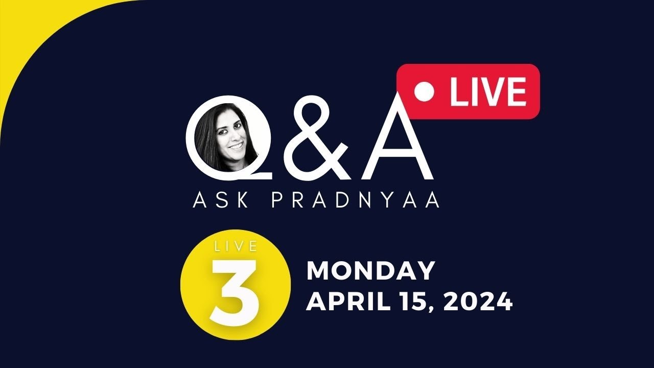 Q&A Live3: Ask Pradnyaa - Dealing with marriage, third energy, inner union, suffering & so on!