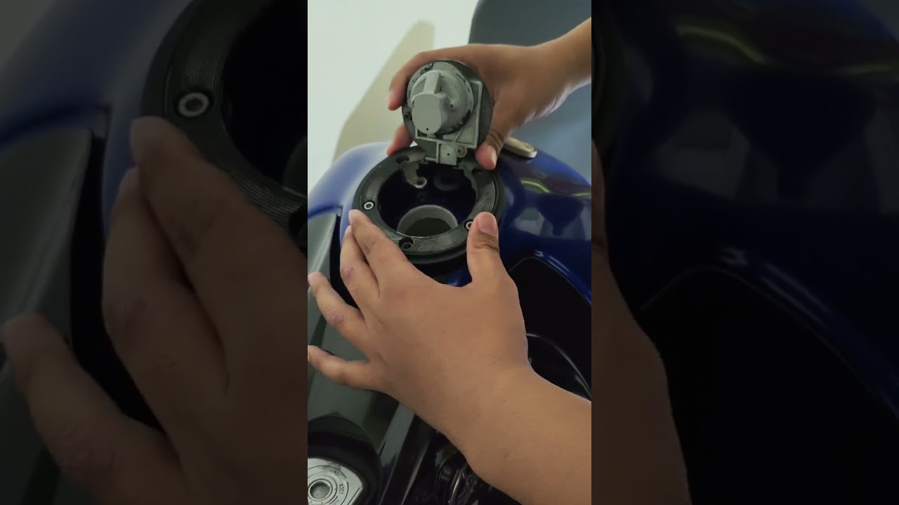 Tutorial Pemasangan karet tutup tangki di Yamaha Vixion