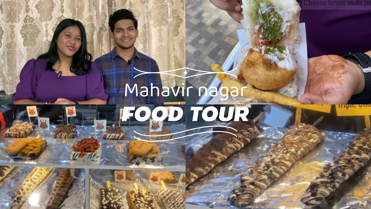 Mahavir Nagar Food Tour | Kandivali West | cheese vada pav, waffles & more