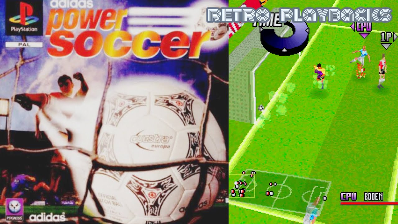 Adidas Power Soccer / Sony PS1/ RGB RetroTink5x Pro