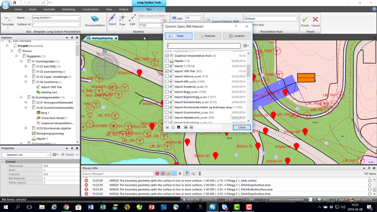 Novapoint GeoSuite - Webinar | Check rock model