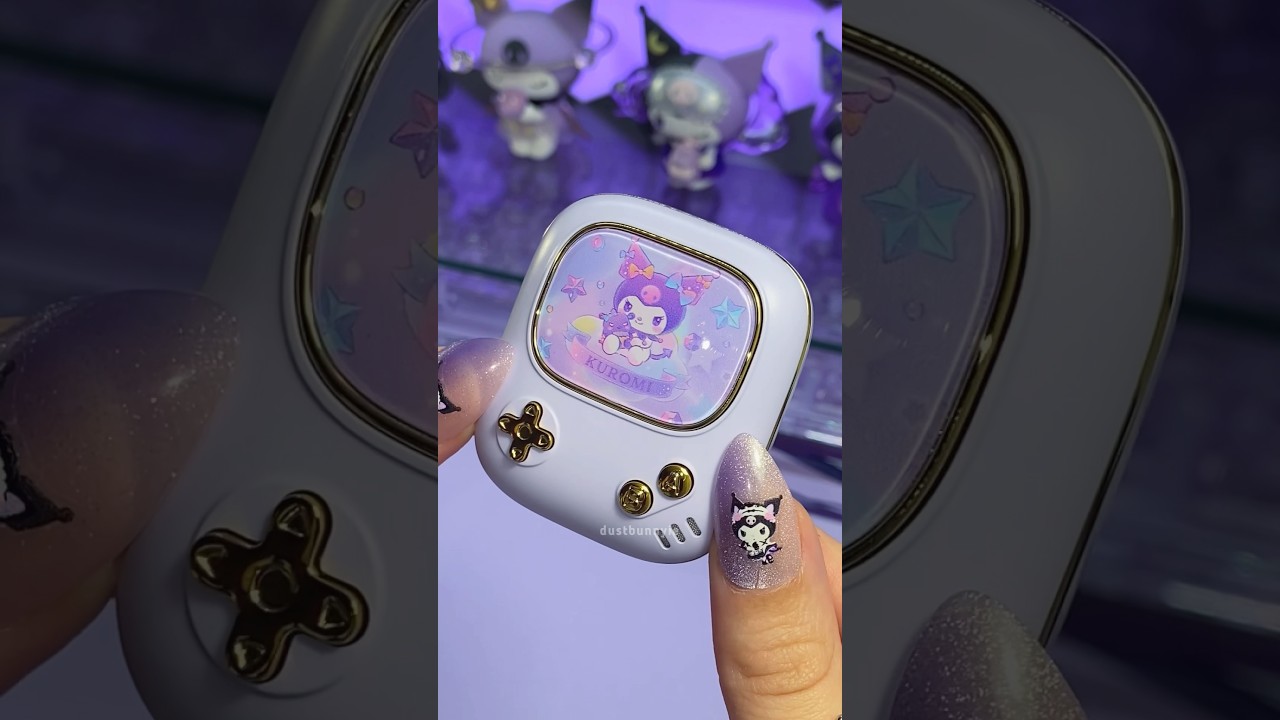 kuromi earphones 🥺 from @miniso.official #cute #sanrio #kuromi #unboxing #miniso #kawaii