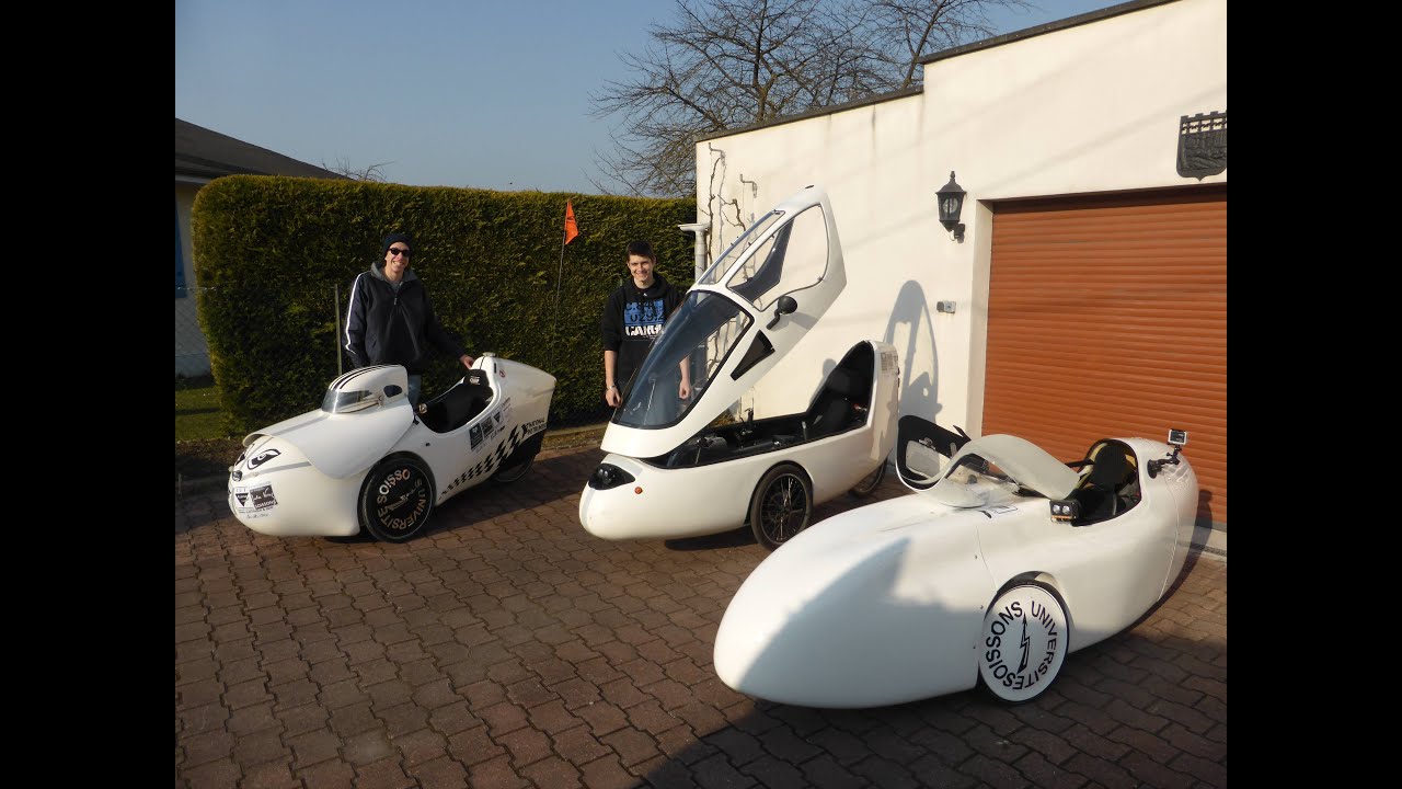 Velomobile  Waw, Leiba, Aerorider  à l'IUT de l'Aisne (soissons)