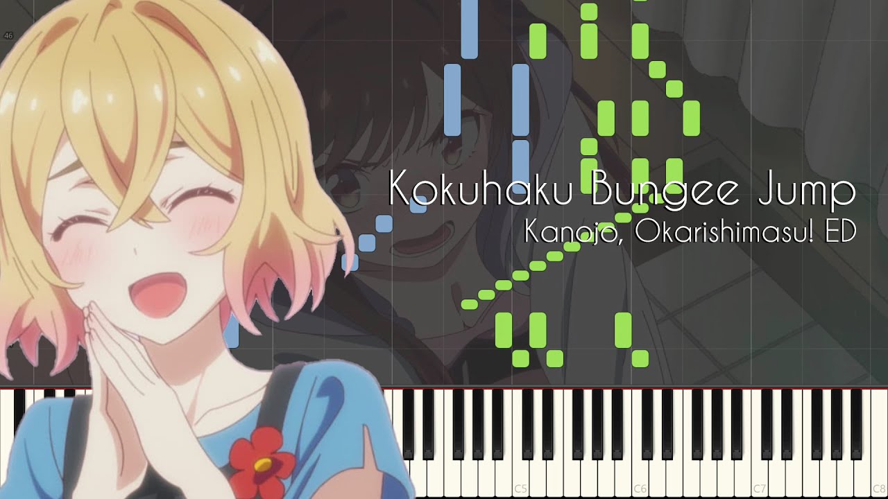 Kokuhaku Bungee Jump - Kanojo, Okarishimasu! / Rental Girlfriend ED - Piano Arrangement [Synthesia]