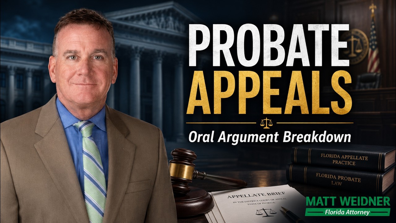 ⚖️📚 Florida Probate Appeals — The Rules. The Record. The Reality. 📚⚖️