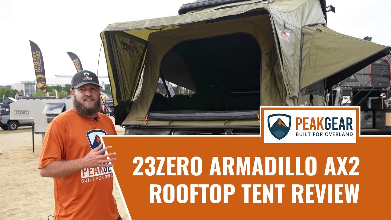 23ZERO Armadillo AX2 Rooftop Tent Review | Overland Expo | PeakGear