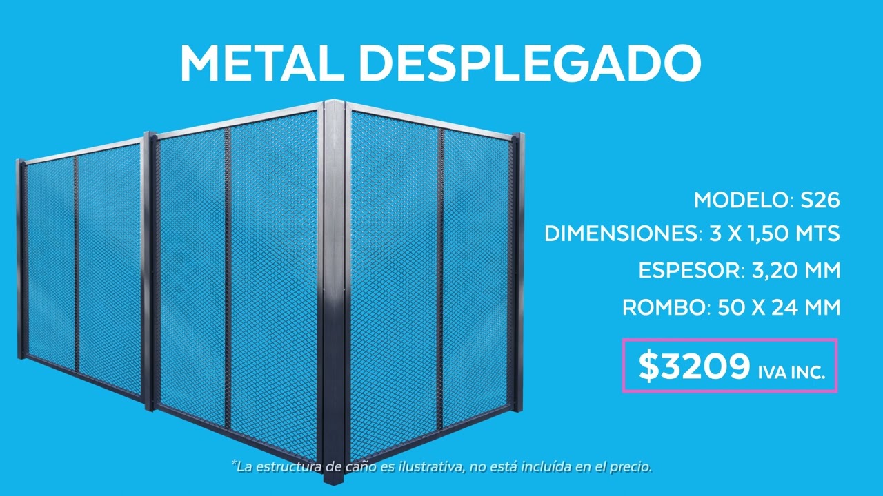 &iquest;Buscas un cerramiento? | Metal Desplegado