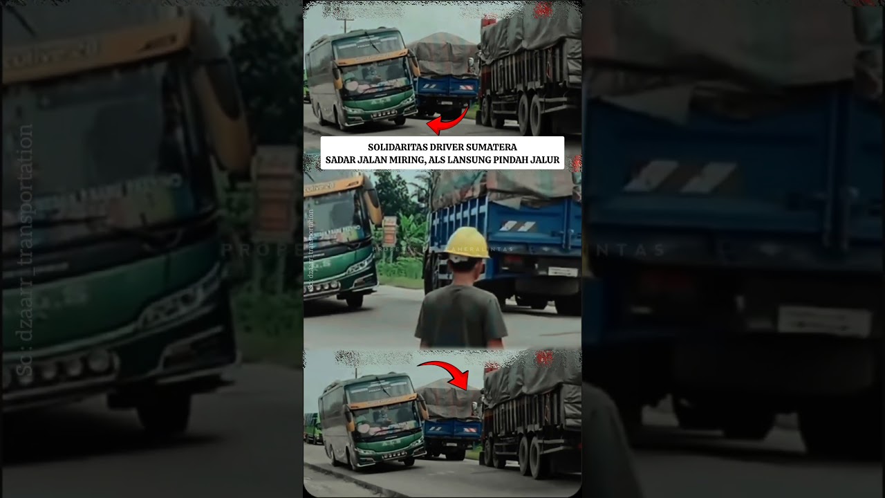 salutt , solidaritas driver sumatera #shorts #bussumatera #driversumatera