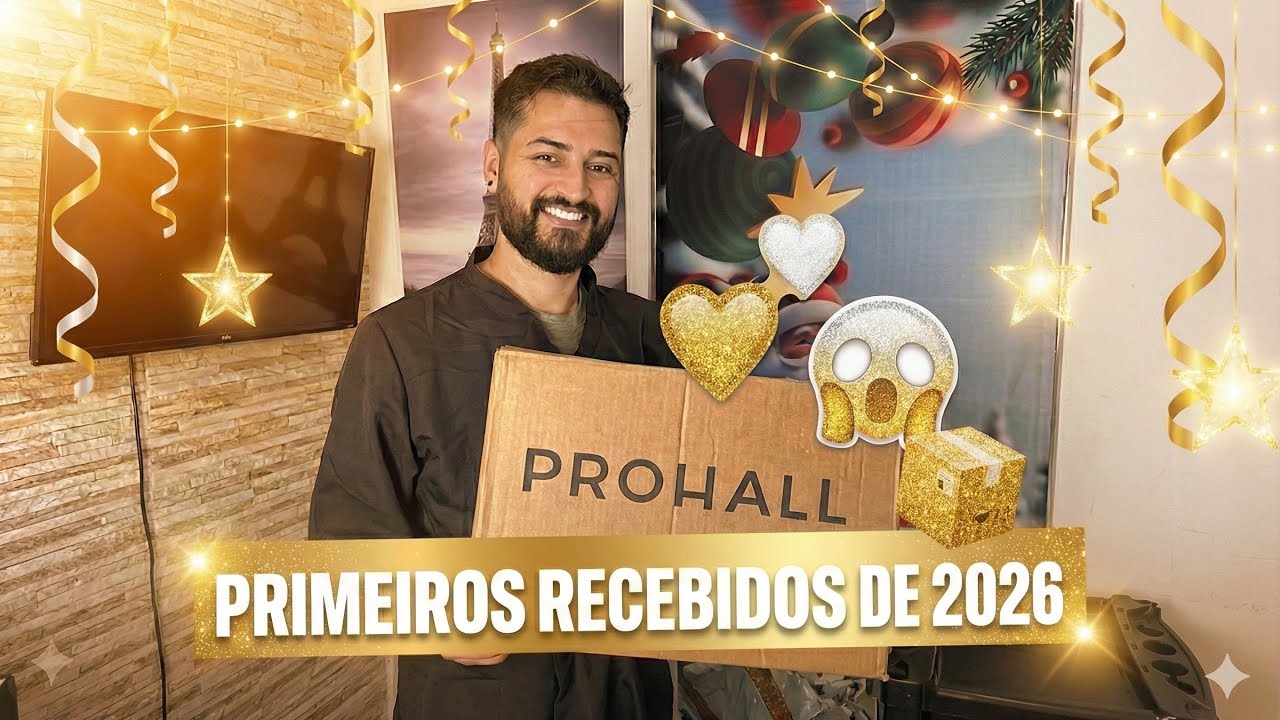 Primeiro recebidos do ano: Começando 2026 com Tudo! @ProhallOficial 