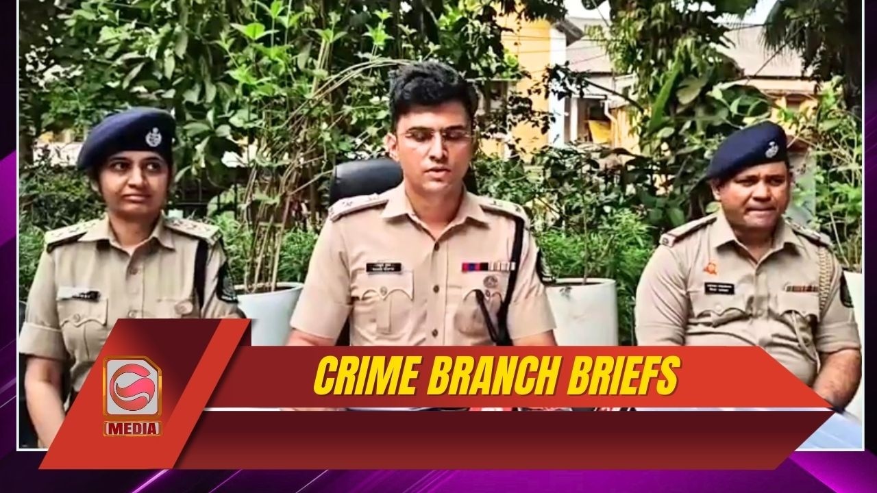 Crime Branch Briefs Media at Ribandar
