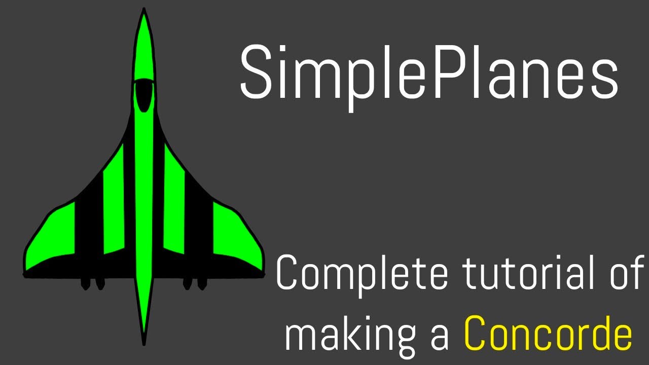 SimplePlanes: Making a Concorde
