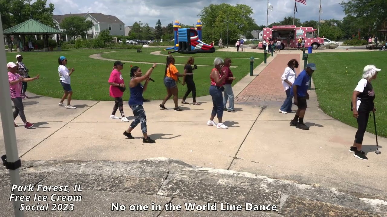 No One in the World Line Dance In Park Forest