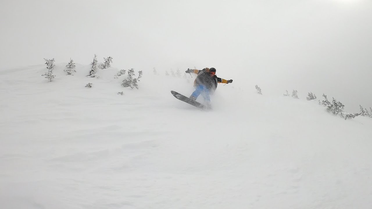 Whistler Peak White-Out | Shaved My Head (2022 Burton Deep Thinker & Jones Storm Wolf)