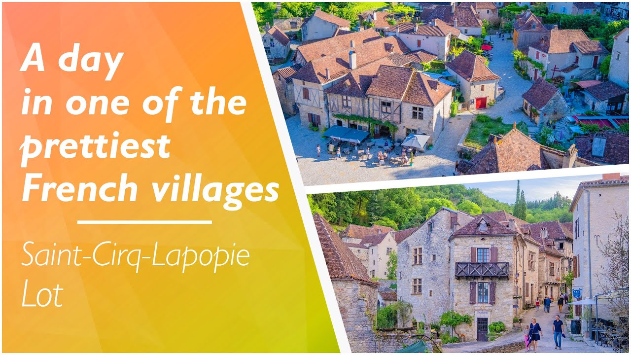 LOVE FRANCE - Cyrille takes you on a tour of St-Cirq-Lapopie, one of the French favourite villages!