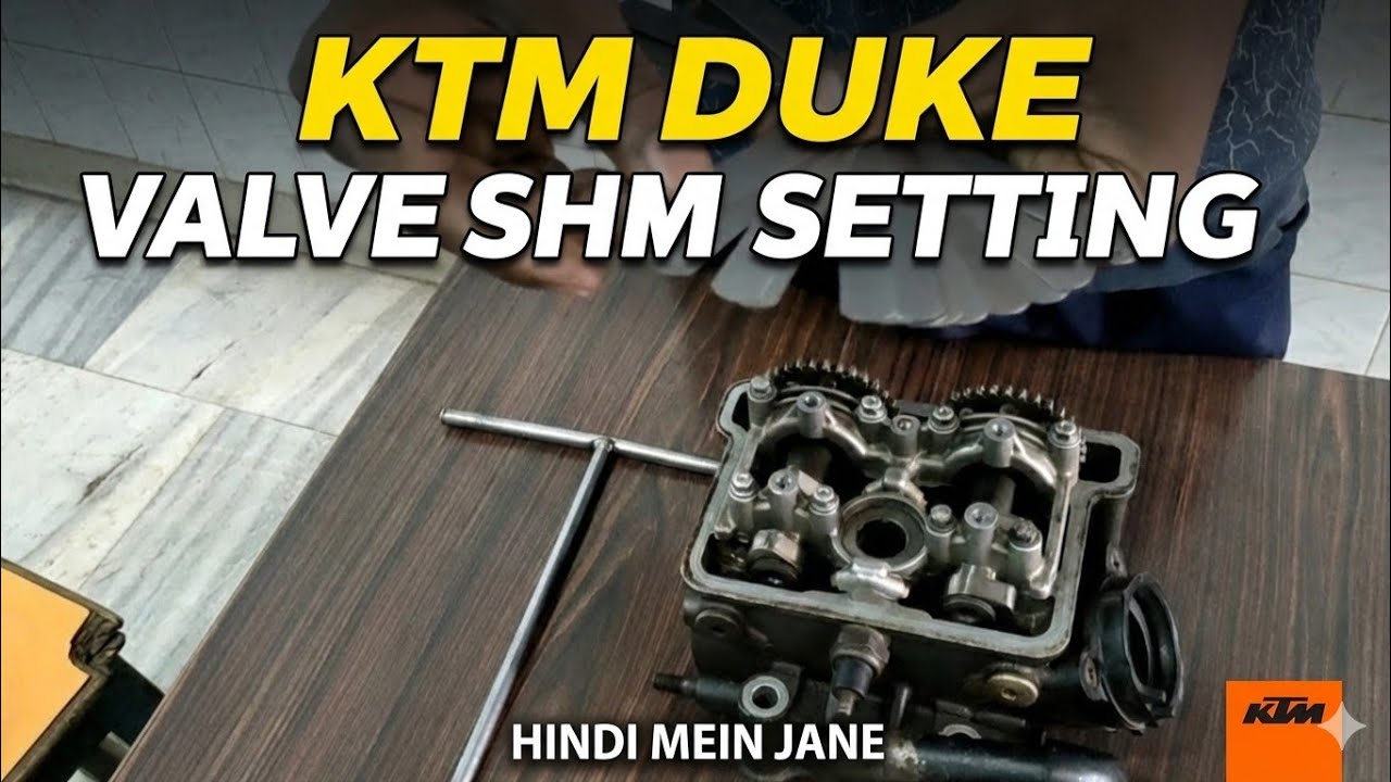 How to adjust shim of duke 200 .Ktm duke 200 ki shim kaise set kare?