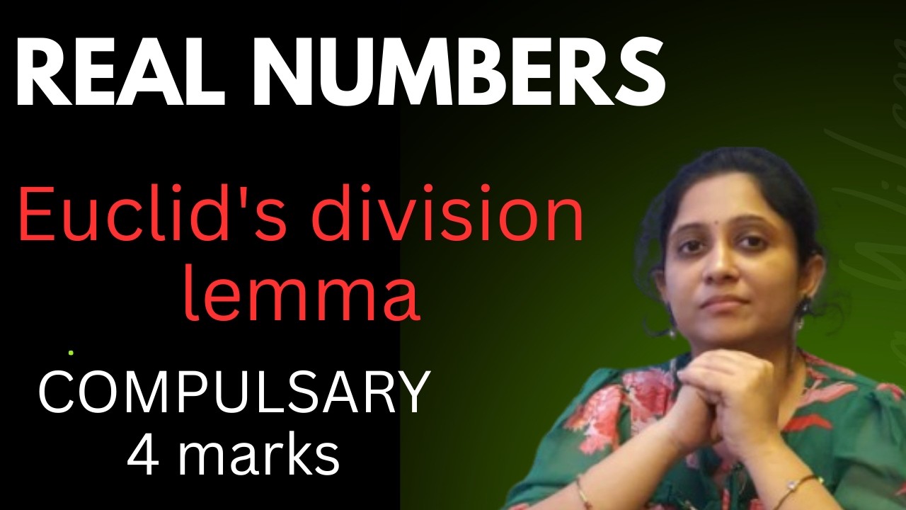 TS SSC 10th maths | Euclid's Division Lemma in 5 mins | 100 % Board question.