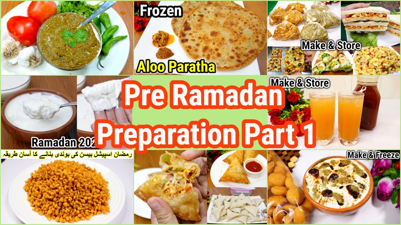 Ramadan Preparation 2023 | Ramadan Pre Preparation Food Storage Ideas By Tasty Food With Maria