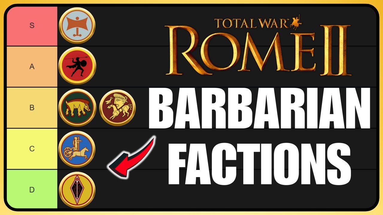 Rome 2: Barbarian Factions Tier List