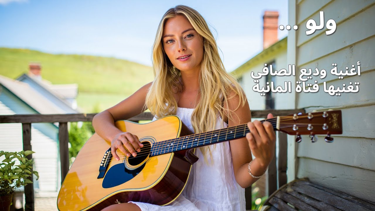فتاة المانية تغني لوديع الصافي - ولو هيك بتطلعوا منا - Deutsches Mädchen singt für Wadi Al Safi