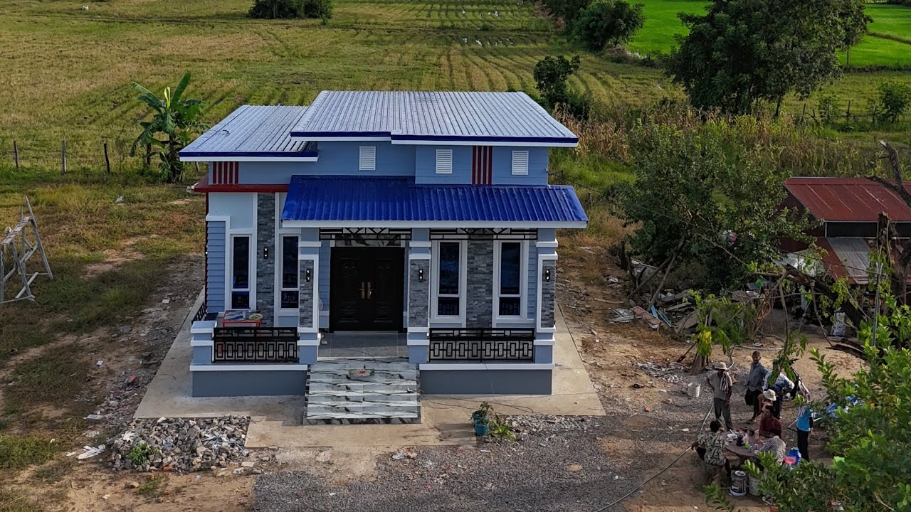 ម៉ូតក្រពើហាទំហំ 8m x 12m បន្ទប់គេង3 បន្ទប់ទឹក ចង្រ្កាន្តបាយ កន្លែងទទួលភ្ញៀវ ម៉ៅផ្តាច់$24,000