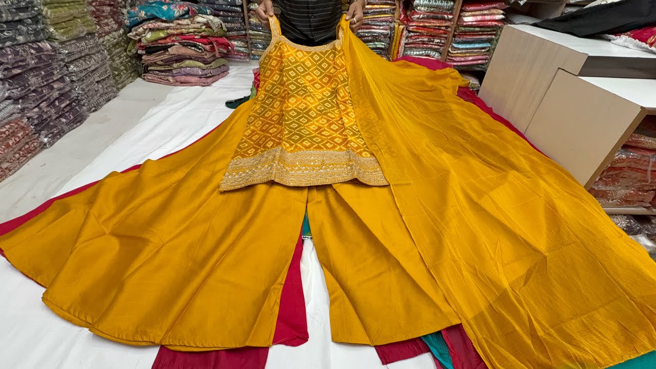 Bangalore Wholesale Budget Friendly Umbrella Kurtis, Cord sets & Shararas. Single piece courier av.