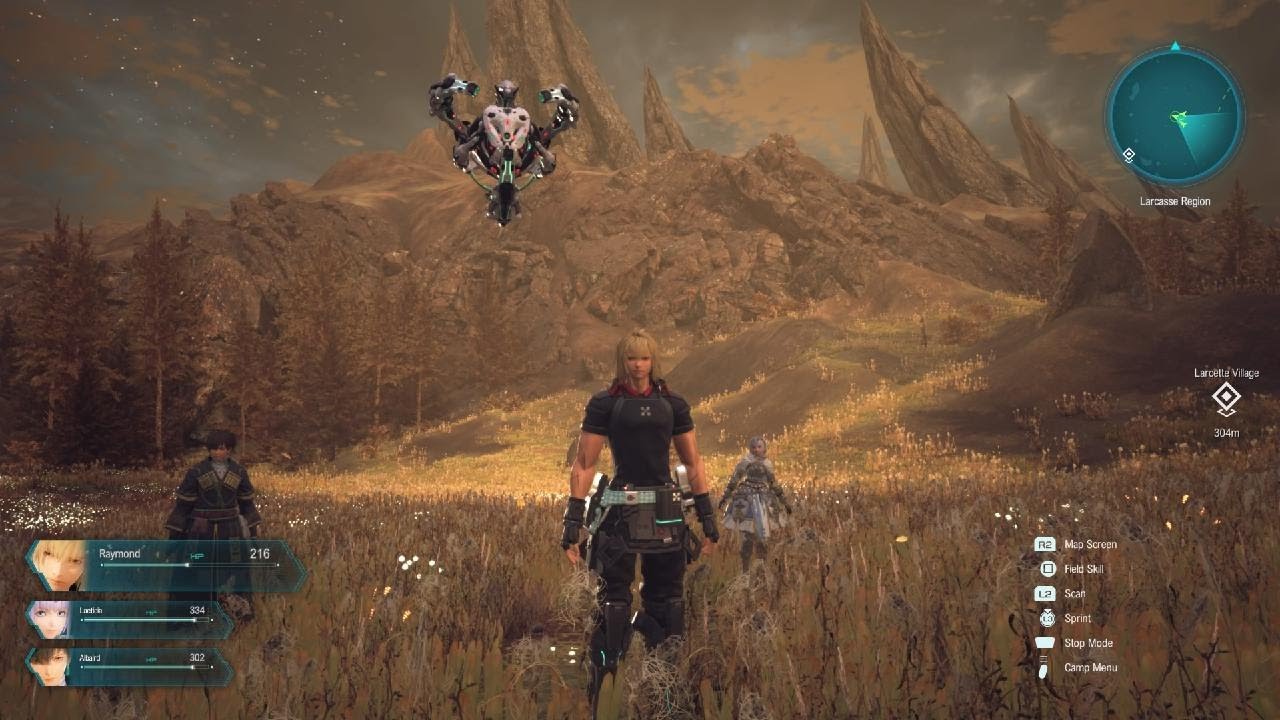 STAR OCEAN THE DIVINE FORCE Combat test