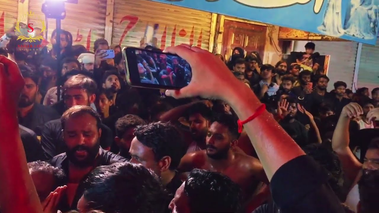 Noha Bara Arman Reya Tenu Kafan Pawa Na Saki  Bhalwal Party Live 9 muharam 2024 1446h #1m #noha #SLS