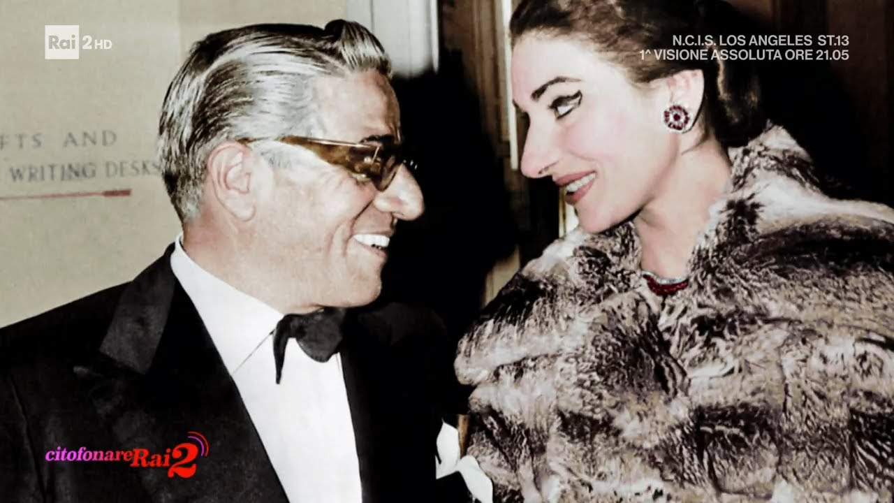 Antonella Elia alla scoperta di Maria Callas e Aristotele Onassis - Citofonare Rai2 25/09/2022