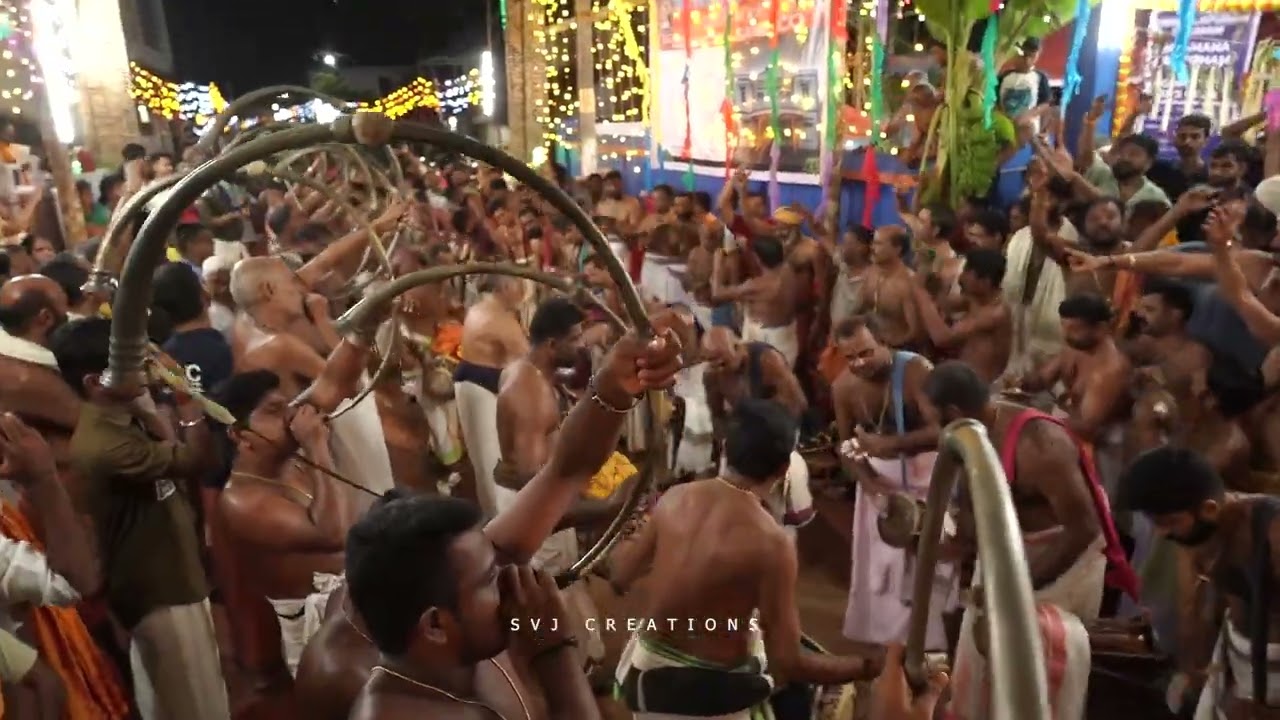 Thenilapuram Vela 2025 | RathriPanchavadhyam | Major Set Panchavadhyam | Aana | Pambady Rajan |