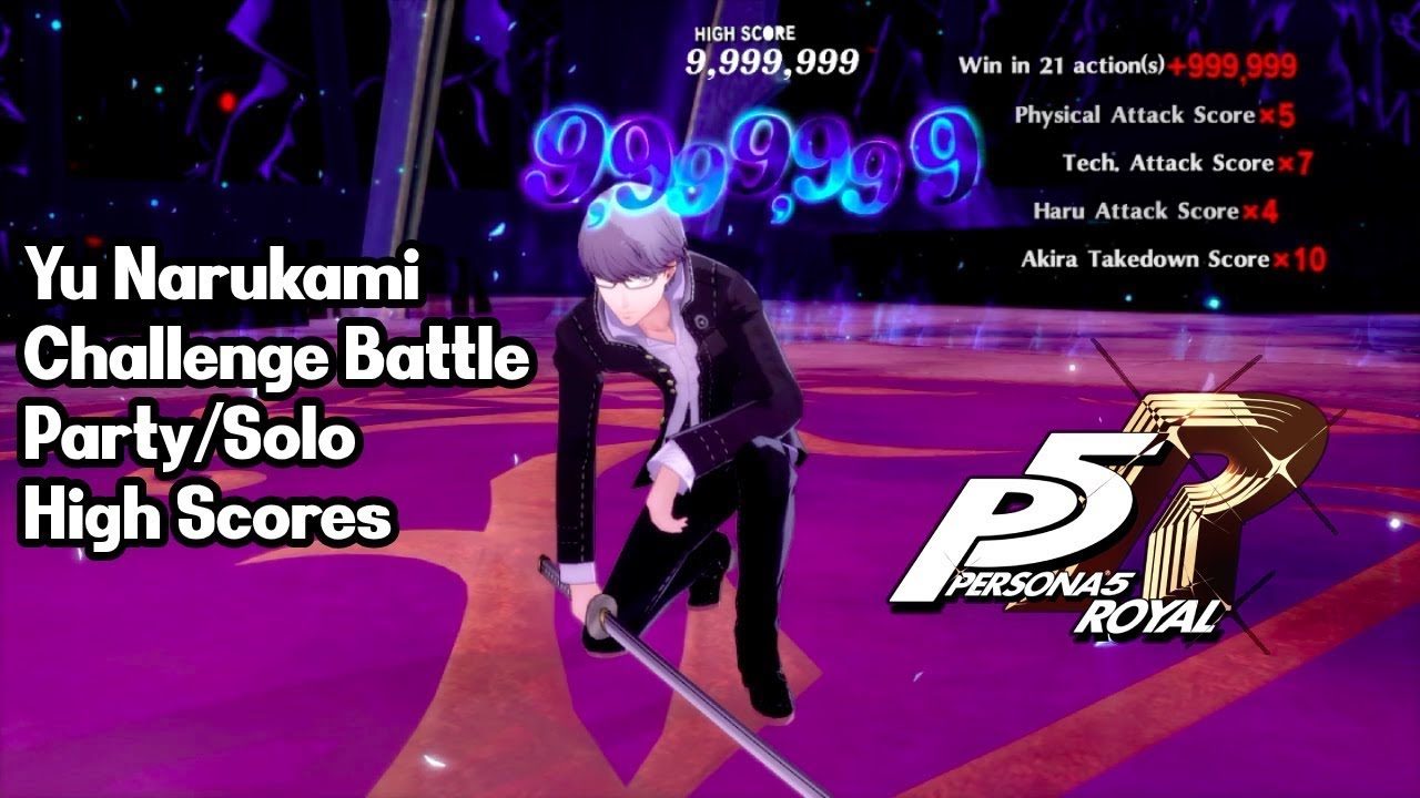 Yu Narukami 10 Million Max Score - Persona 5 Royal
